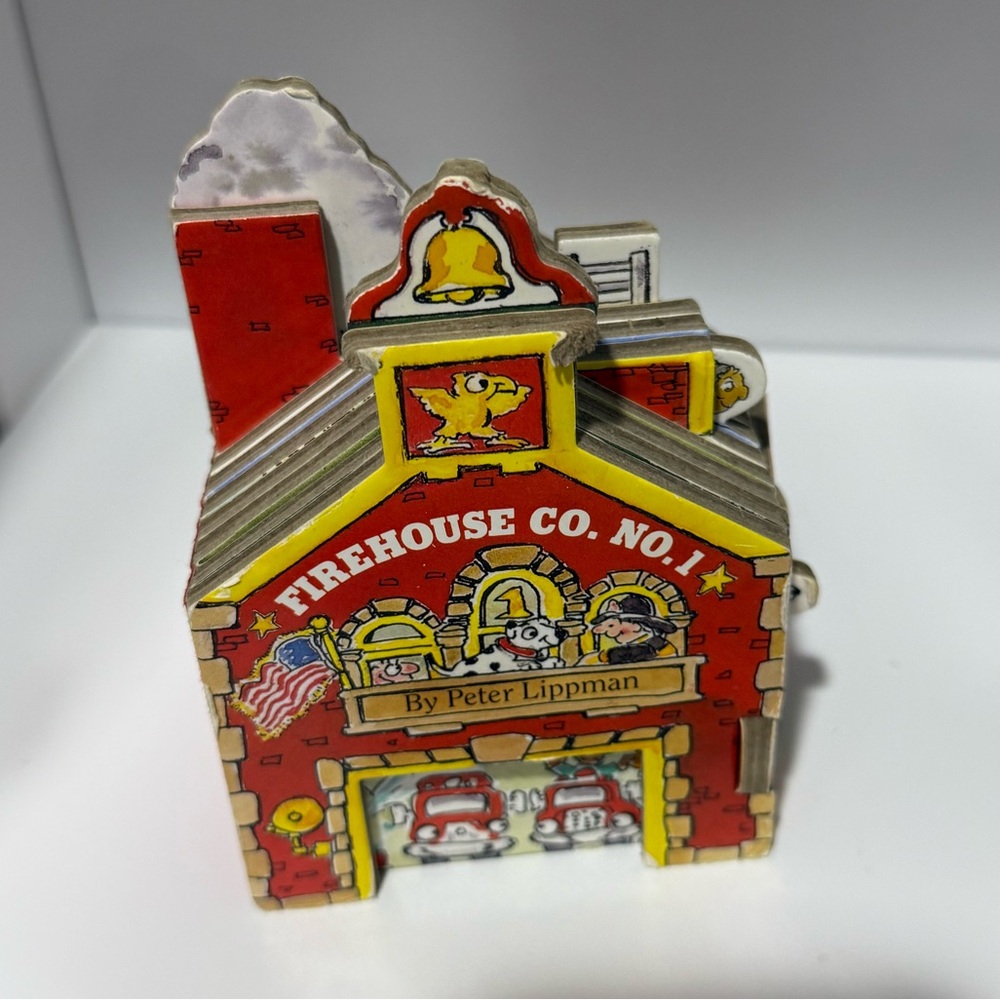 Vintage Firehouse Co. No. 1 Board Baby Book